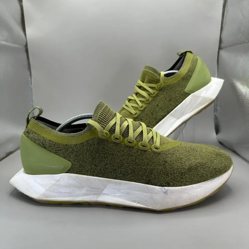 Allbirds Wool Flyer Winter Shoes Mens Size 12.5 Green Running Sneakers Warm